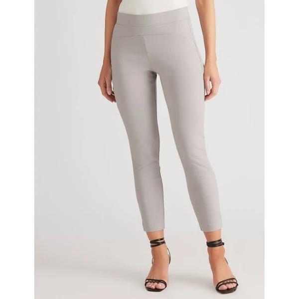 Katies 7/8 Classic Pants - Womens - Silver