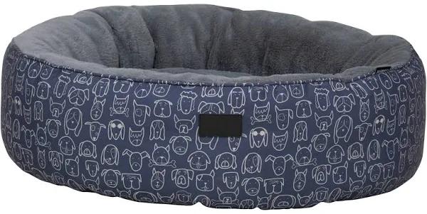 La Doggie Vita High Sided Cushion Indigo Dog Bed Large