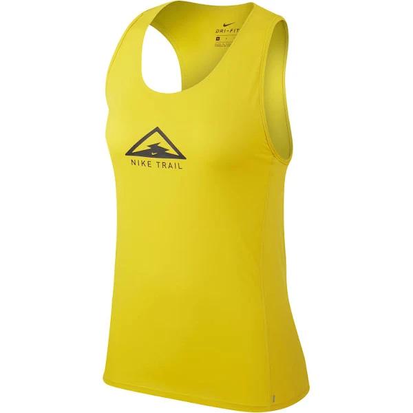 Nike City Sleek Women's Trail Running Tank - Yellow