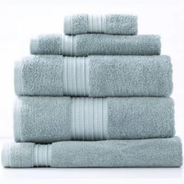 Renee Taylor Brentwood Low Twist Face Towel, 33x33cm / Gray Mist