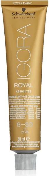 Schwarzkopf Igora Royal Absolutes 6-80 60ml