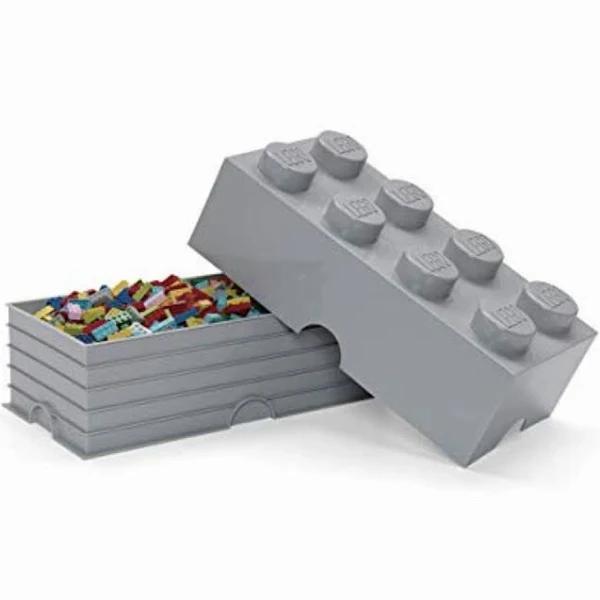 LEGO Storage Brick 8, Stone Grey