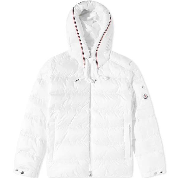 Moncler White Pavin Short Down Jacket