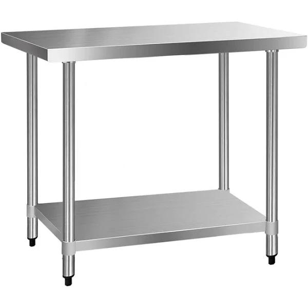 Cefito 1219 x 610mm Commercial Stainless Steel Kitchen Bench