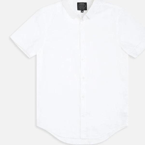 Tennyson SS Shirt - White, OOO | Indie Kids by Industrie | Boys Clothing, Babies to Teens