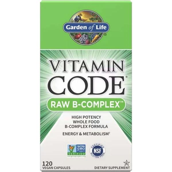 Garden of Life Vitamin Code Raw B Complex 120 Capsules