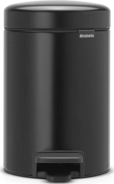 Brabantia NewIcon Pedal Bin 3L Matt Black