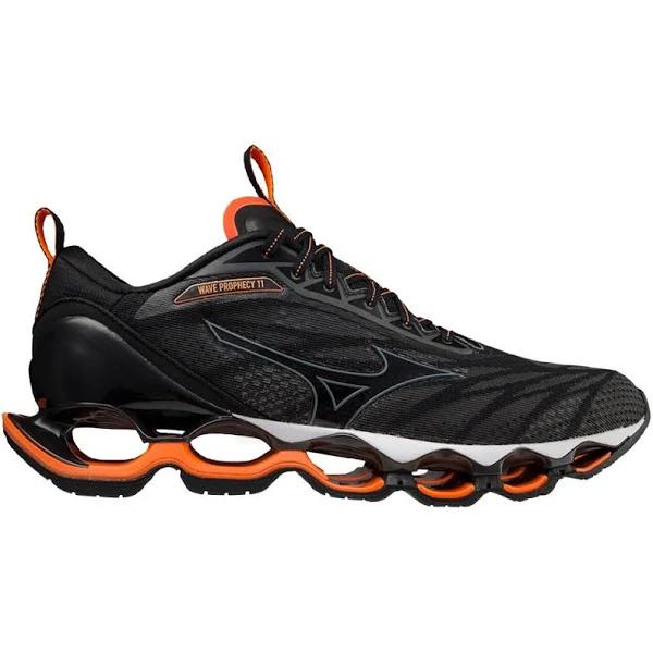 Mizuno | Mens Wave Prophecy 11 (Dark Shadow/Black/Orange) 10