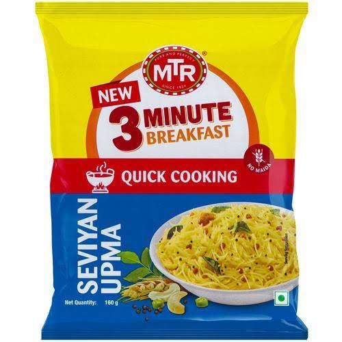 MTR 3-Minute Breakfast Seviyan Upma, 160 G