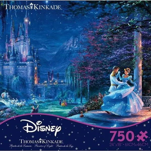 Thomas Kinkade Disney 750pc Puzzle - Cinderella Starlight