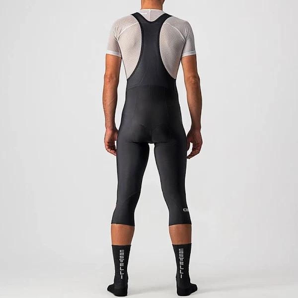 Castelli Entrata Thermal 3/4 Bib Tights - Black