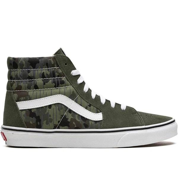 Vans Sk8-Hi Rain Camo Green - Size 5.5 - Rain Camo Green/Multi