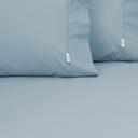 Algodon 300TC Cotton Fitted Sheet Combo Set - Mega Queen (Faded Denim)