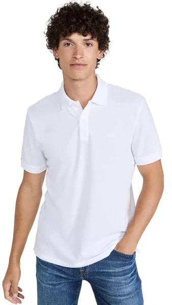 Boss Hugo Men's Pallas Polo Shirt, White, Large