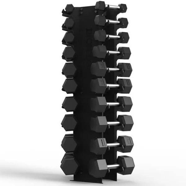 1kg-10kg IE Hex Head Dumbbell Set With Rack