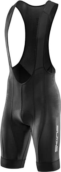 Skins Cycle/Cycling SPF50+ Men's Heritage Bib Shorts Bike Sportswear Black - Black - XL - AfterPay & zipPay Available