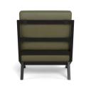 Palm Springs Leather Occasional Chair Olive by Freedom