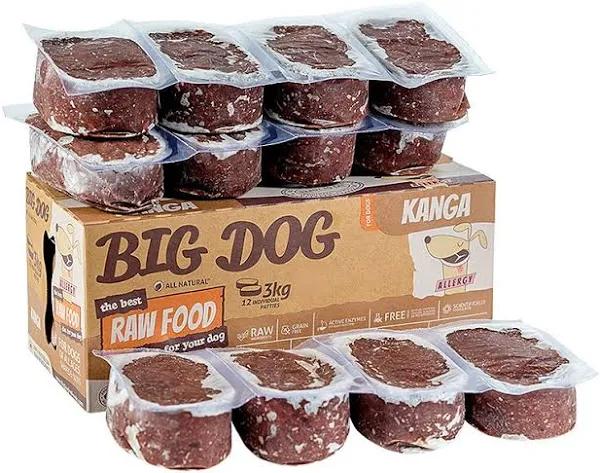 Big Dog Barf Kangaroo Raw Dog Food 3kg