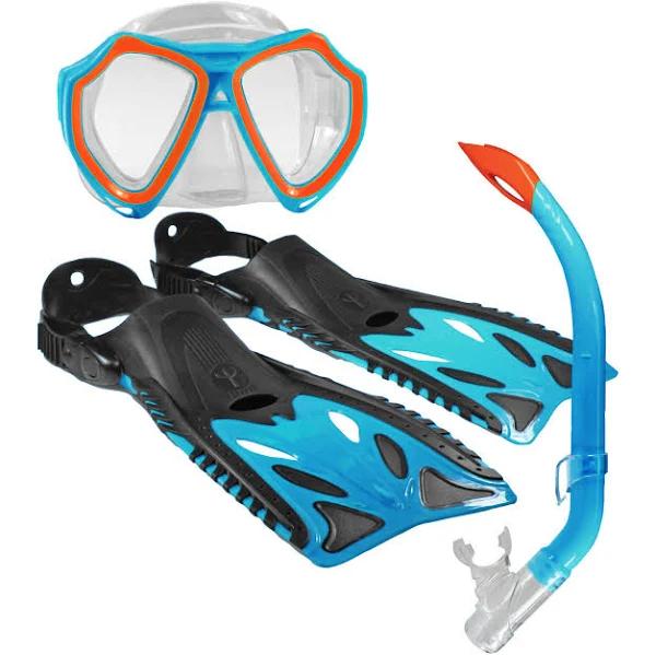 Land & Sea Nipper Junior Snorkel Set - Blue