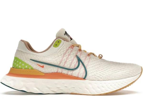 Nike React Infinity Run 3 Flyknit 'Sun Club Sail Hot Curry' DV1744‐141