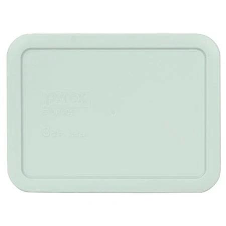 Pyrex Replacement Lid 7210-PC Muddy Aqua Rectangle Cover For Pyrex 7210 3-Cup Dish (Sold Separately) | Bakeware