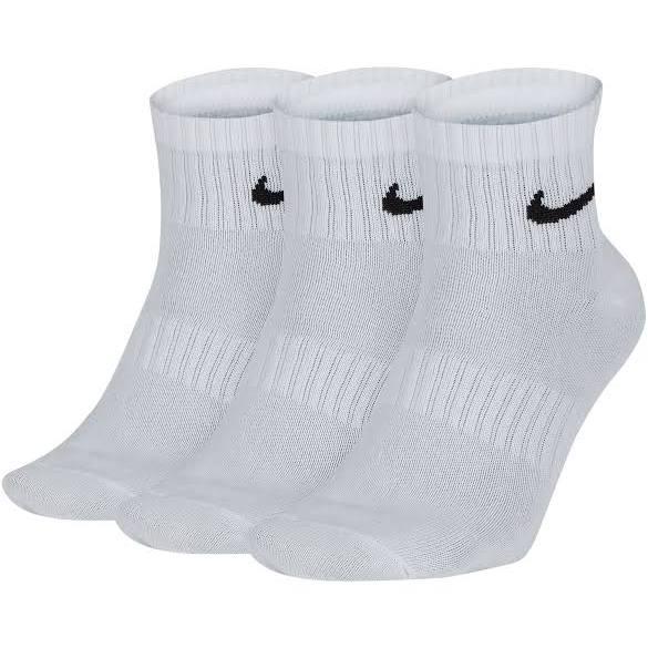 Nike Everyday Lightweight Ankle Socks 3-Pack White