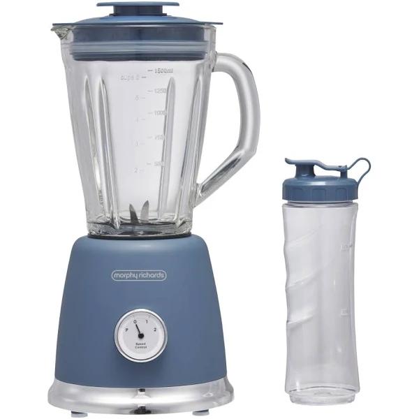 Morphy Richards Boutique Retro Design Stand Blender - Thunder Blue