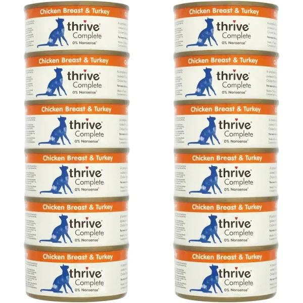 Thrive Complete Chicken Breast & Turkey Cat Wet Food 75g