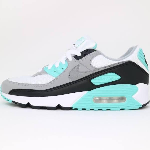 Nike Air Max 90 White/Grey/Turquoise