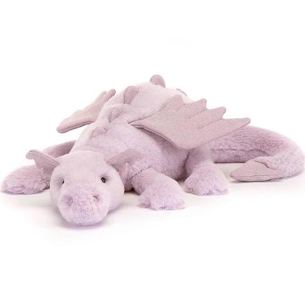 Jellycat Lavender Dragon Huge Soft Toy 12cm