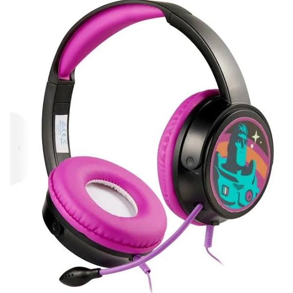 Disney Pixar Lightyear Glow in The Dark Auxiliary Headphones with Bonus Removable Microphone