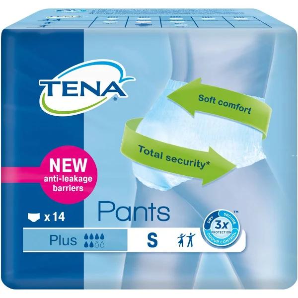 Tena Pants Plus 14 Pack - Small