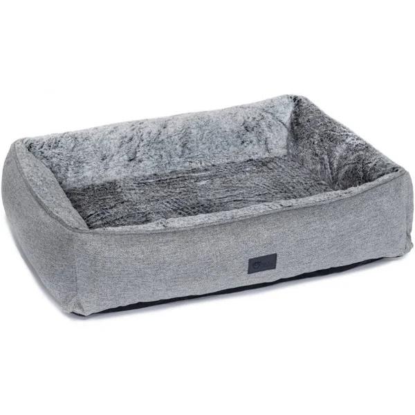 Superior Pet Goods Ortho Dog Lounger/Bed Plush Artic Faux Fur Mini 67x44x23cm