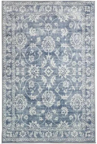 Fab Habitat Megan Blue Machine Washable Rug 200x300cm