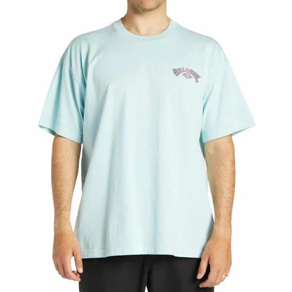 Billabong Men's Arch Wave T-Shirt - Coastal Blue- Size XXL