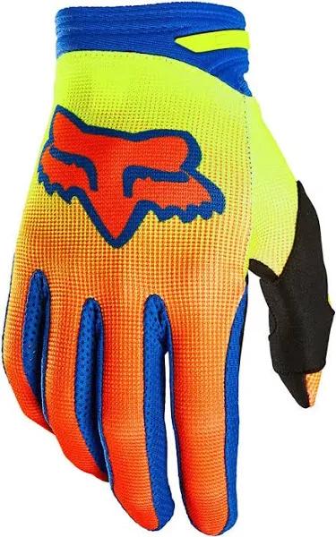 Fox 2021 180 Oktiv Flo Yellow Gloves - XL