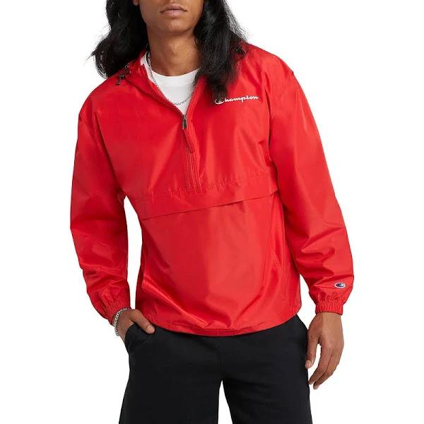 Champion v1012-549369 Men's Packable Jacket - Scarlet, 2XL