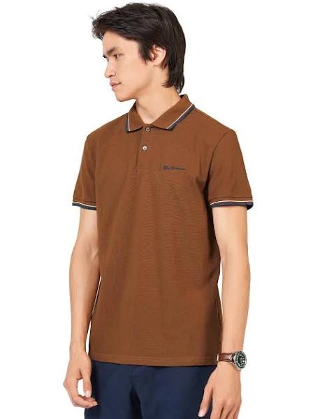 Ben Sherman Organic Signature Polo Ginger XX-Large