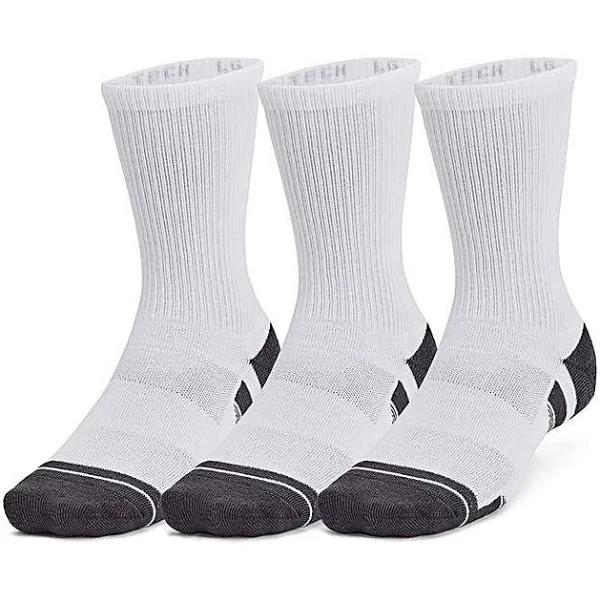 Under Armour Performance Tech Quarter Socks (3 Pairs) L / Grey