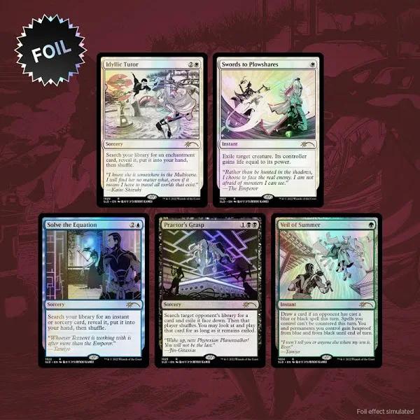 Magic: The Gathering Secret Lair Drop - Kamigawa: The Manga: The Cards Foil Edition