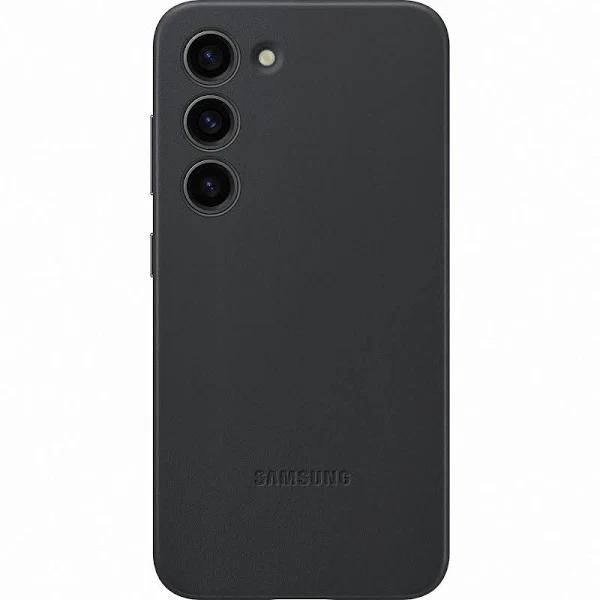 Samsung Galaxy S23 Leather Case Black