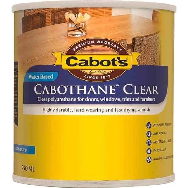 Cabot's - Cabothane Clear 250 ml Water Based Satin