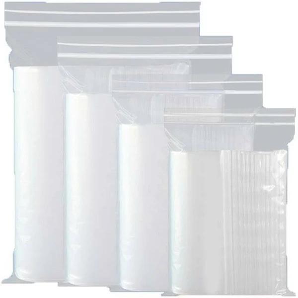 100-1000x Bulk Resealable Zip Bags PE Clear Plastic Bag Zipper AU Stock New, 12*17cm