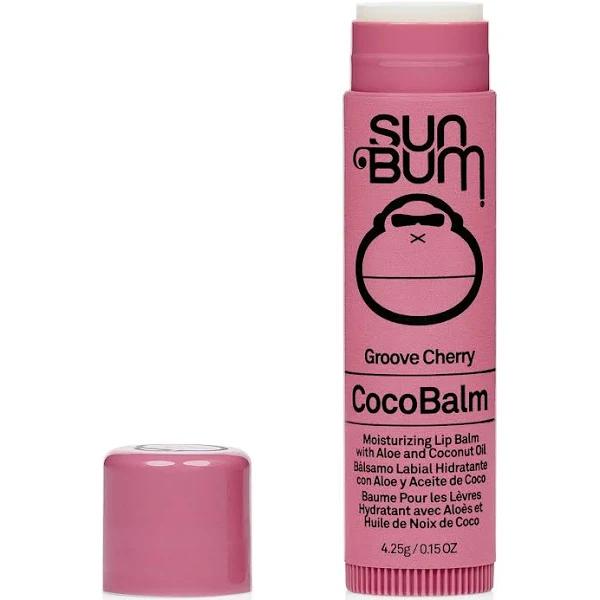 Sun Bum CocoBalm Lip Balm - Groove Cherry 4.25g