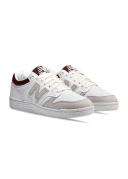 New Balance 480 Sneakers in White & Red