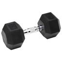 Celsius 15kg Rubber Hex Dumbbell 1 Piece