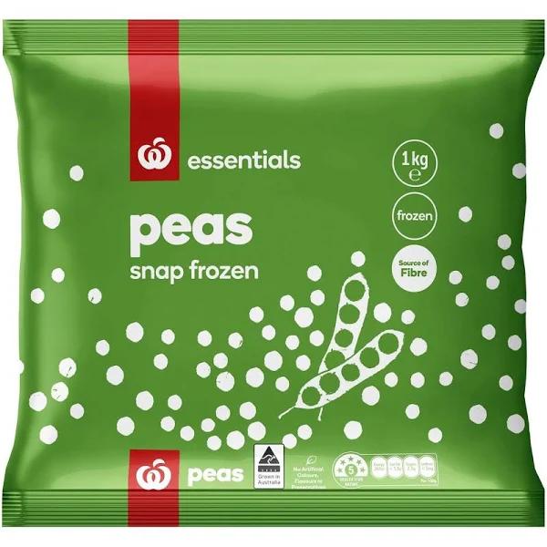 Essentials Frozen Peas 1kg