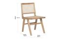 Hallie Dining Chair Natural by Freedom