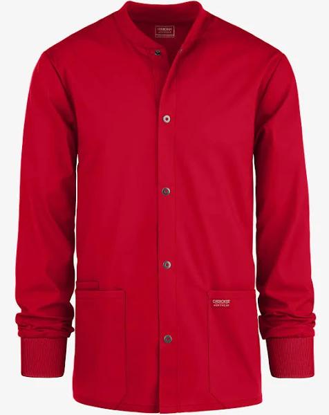 Cherokee Workwear Professionals Men's Warm-Up Scrub Jacket - L - Red