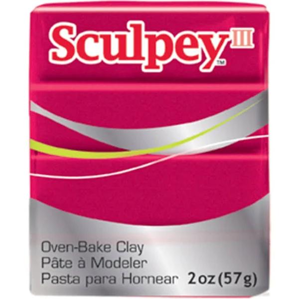 Sculpey III Polymer Clay 2oz Deep Red Pearl